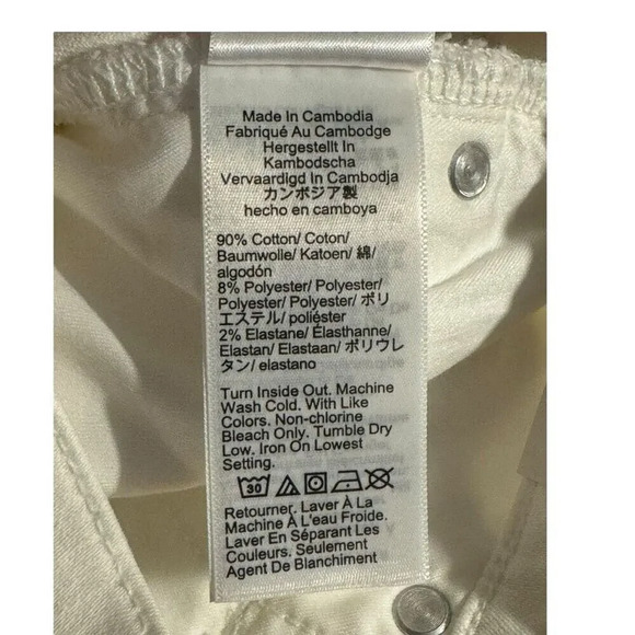 NEW J. Crew Size 4 Size 26 9" demi-boot crop jean in white wash NWT - Picture 8 of 9